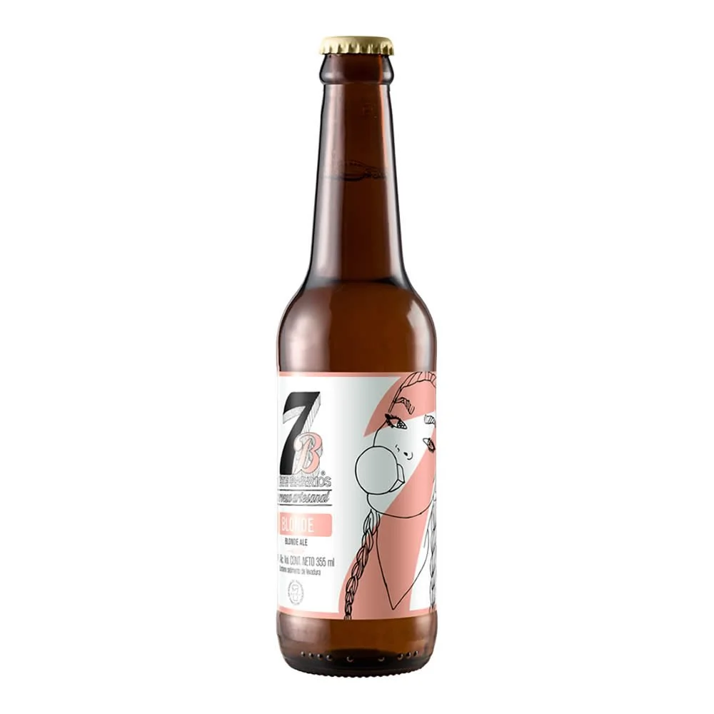 Cerveza 7barrios blonde