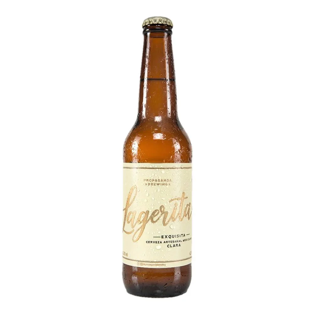 Cerveza propaganda lagerita clara