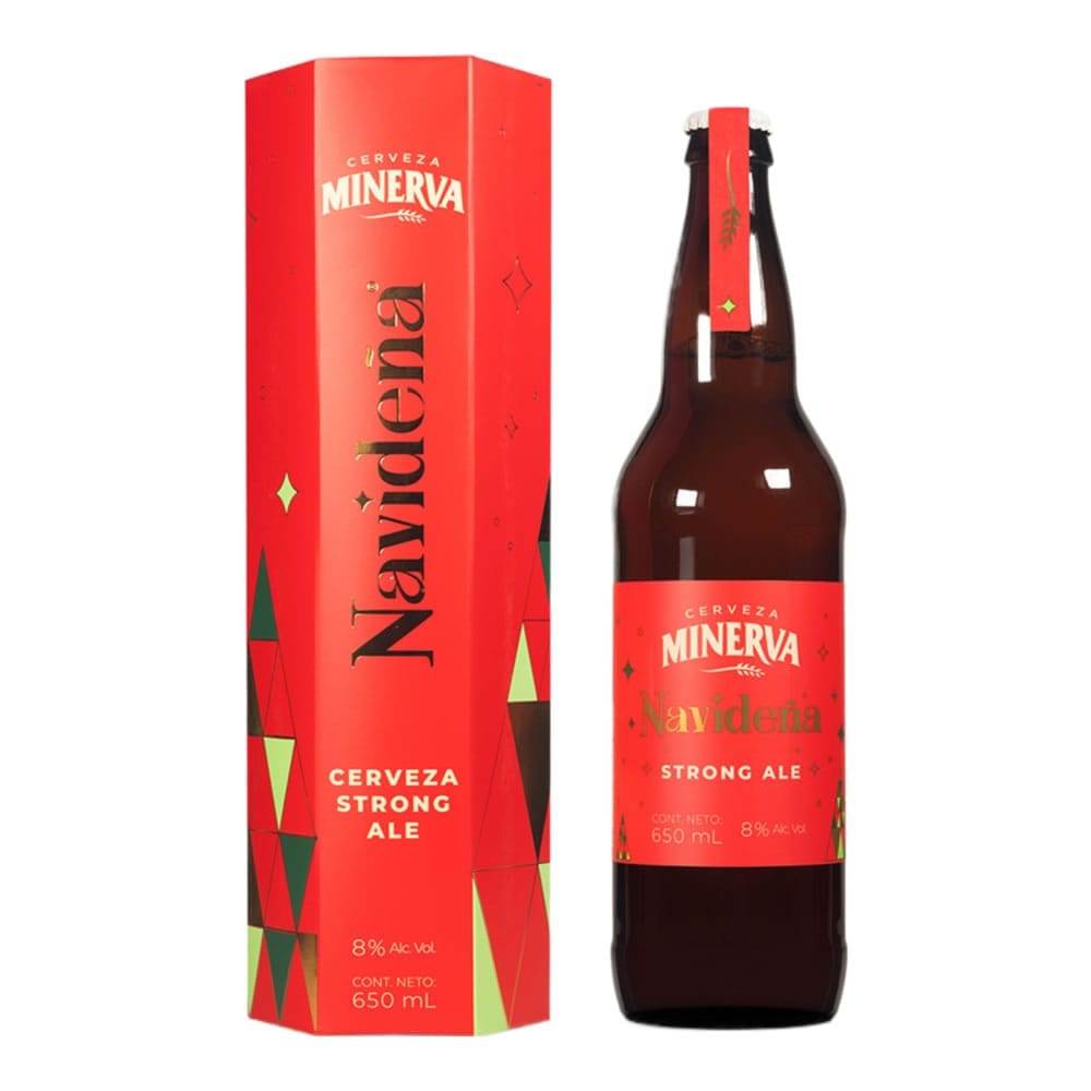 Minerva Navideña Strong Ale - Cervezas Mayoreo