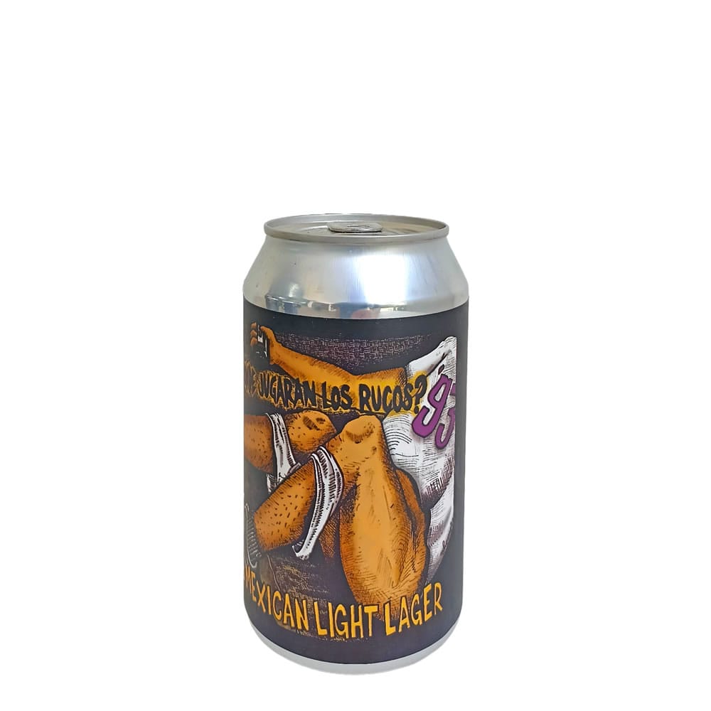 Cerveza 1993 Beer ¿Dónde Jugaran Los Rucos? Mexican Light Lager