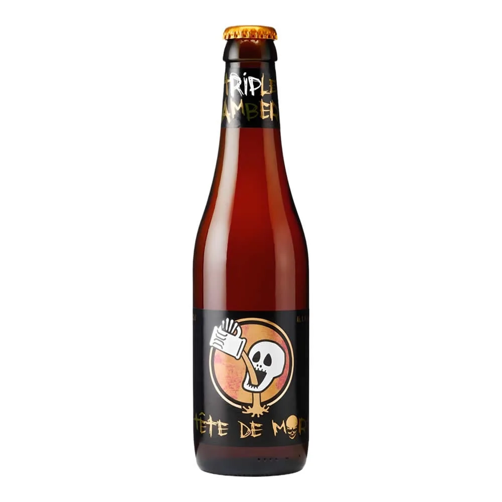 cerveza tete de mort triple amber